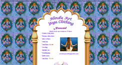 Desktop Screenshot of hinduartyogaclothing.com