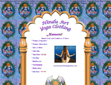 Tablet Screenshot of hinduartyogaclothing.com